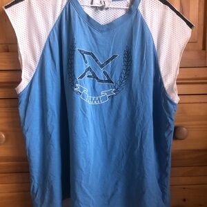 AX Blue and White Active Men’s shirt Sz XL